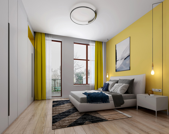 臥室-現(xiàn)代簡(jiǎn)約風(fēng)格-裝修效果圖