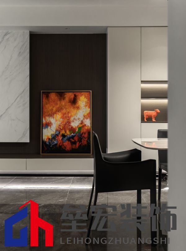 玄關餐邊柜電視柜一體化，超棒設計藏不住了！