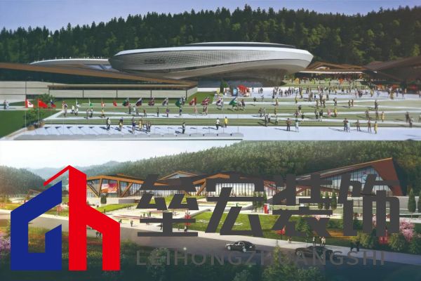  （▲冰雪小鎮(zhèn)會展片區(qū)）