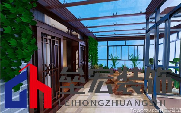 頂樓露臺(tái)陽光房