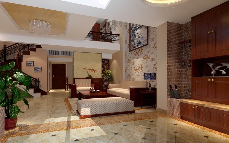 3室2廳入戶玄關設計效果圖_廈門室內裝潢設計_室內裝飾工程