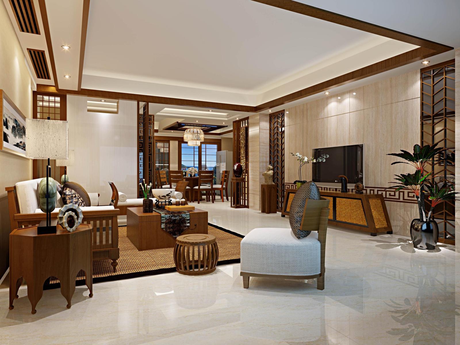 廈門新中式全包裝修_廈門裝修半包價格項目清單_廈門裝修房子全包價格一般多少