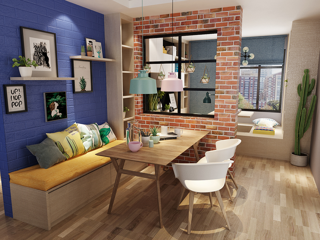 簡歐風格客餐廳