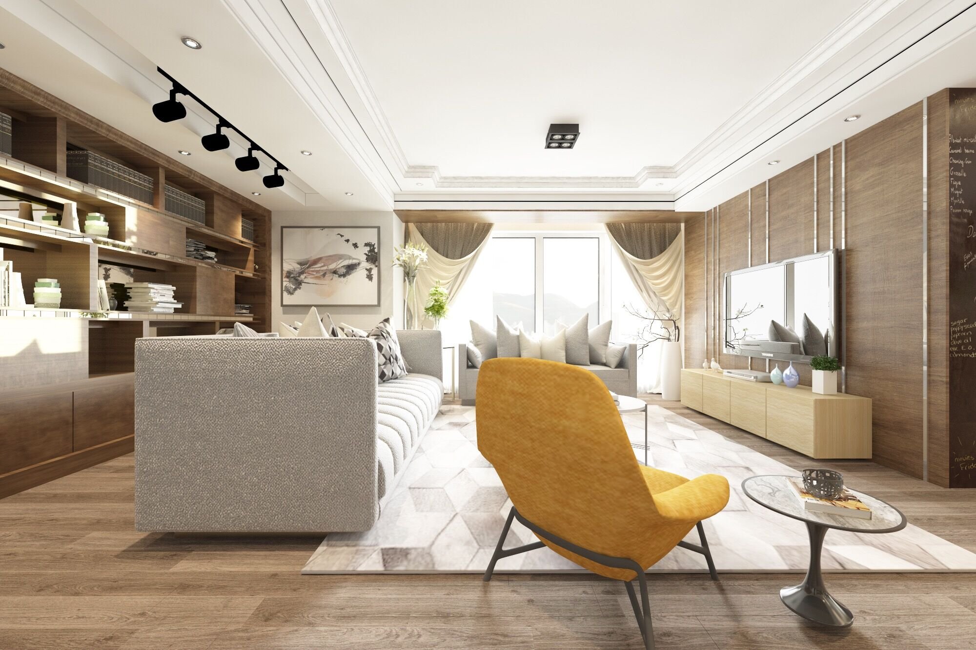 240平米的現(xiàn)代風(fēng)格，原來復(fù)式還可以這樣裝修！