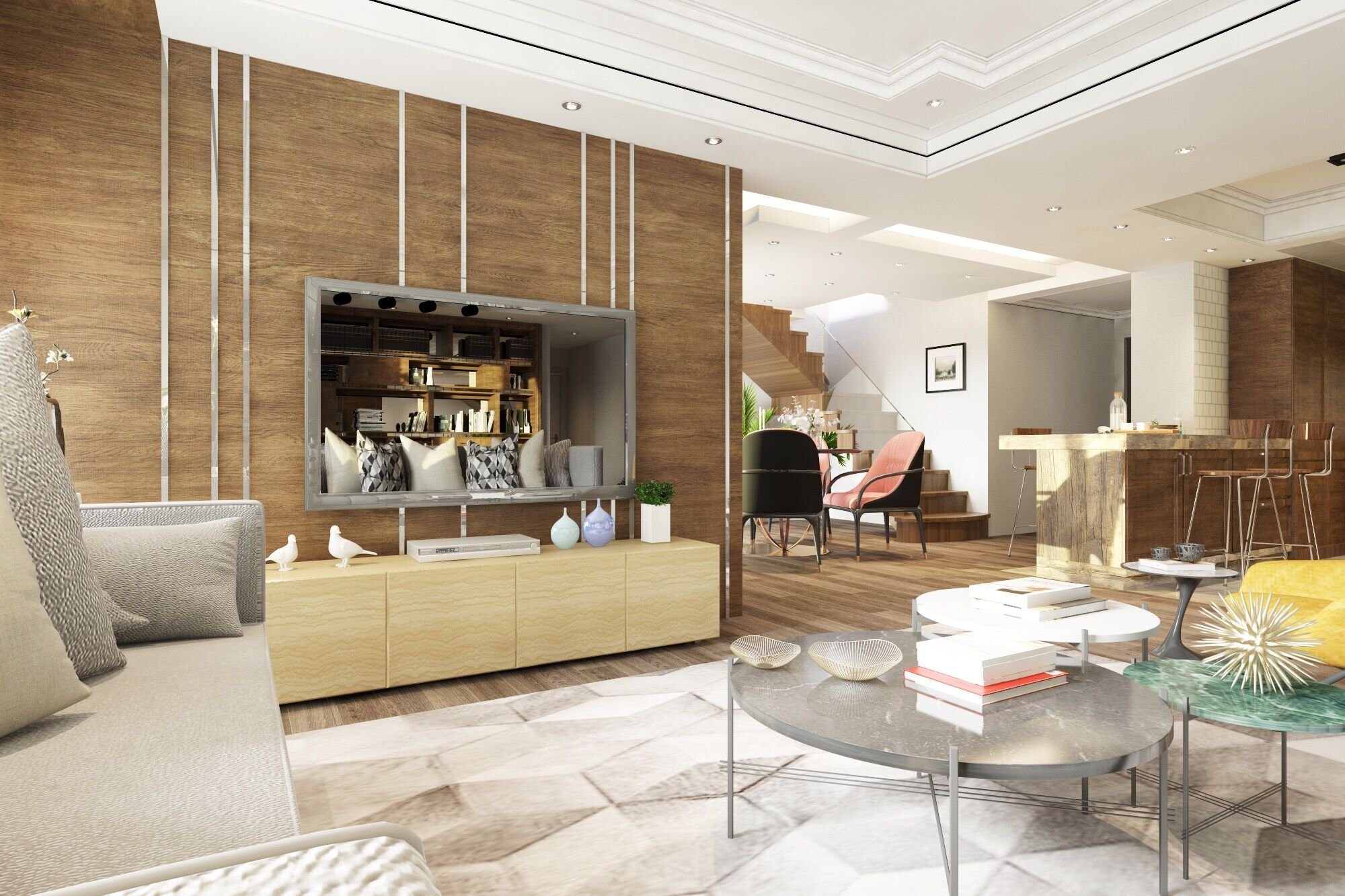 240平米的現(xiàn)代風(fēng)格，原來復(fù)式還可以這樣裝修！