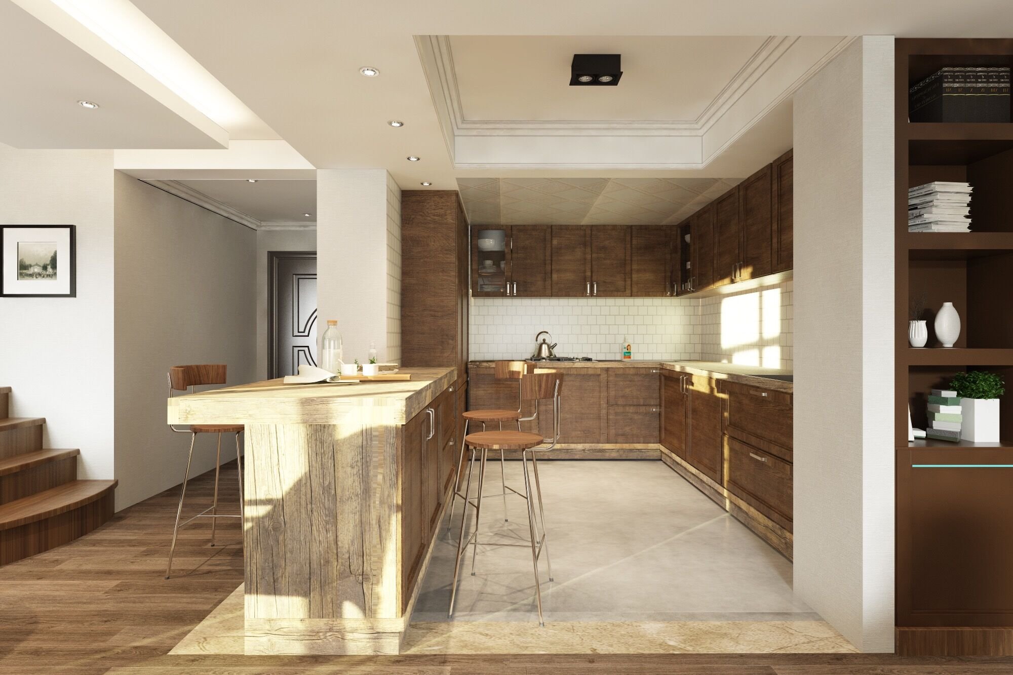 240平米的現(xiàn)代風(fēng)格，原來復(fù)式還可以這樣裝修！