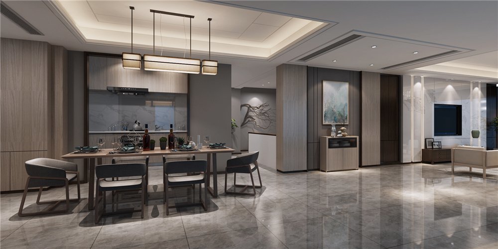 我家裝修的360平米中式風(fēng)格，半包花了22萬元，值不值？-正榮學(xué)府壹號裝修